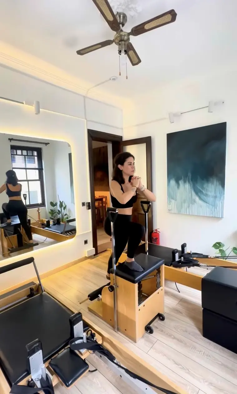 Wunda Chair üzerinde Pilates çalışması